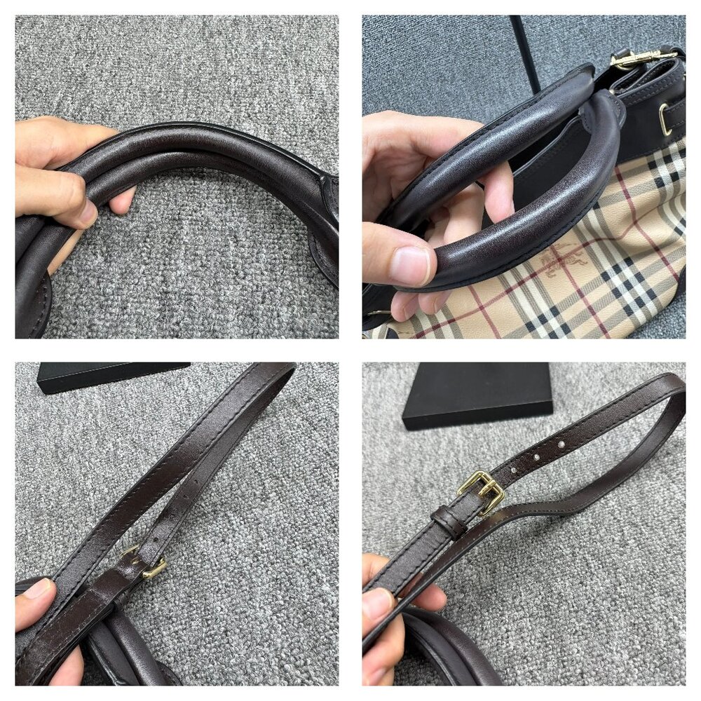 Burberry Leather Hand Bag 475-073125 - Picture 7 of 14